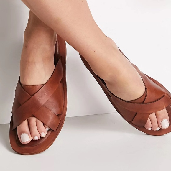 NWT Free People Del Mar Slide Sandals White Size 36 **SOLD OUT STYLE** - Picture 4 of 10